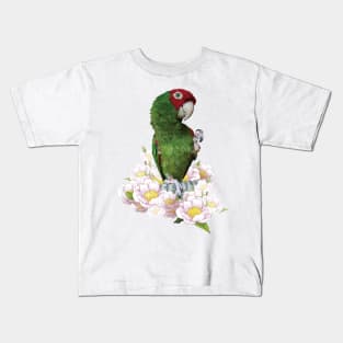 Red-masked Parakeet Kids T-Shirt